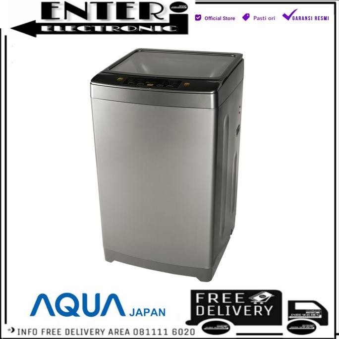 AQUA JAPAN AQW910DD - MESIN CUCI 1 TABUNG AQUA SANYO 9 KG AQW 910DD