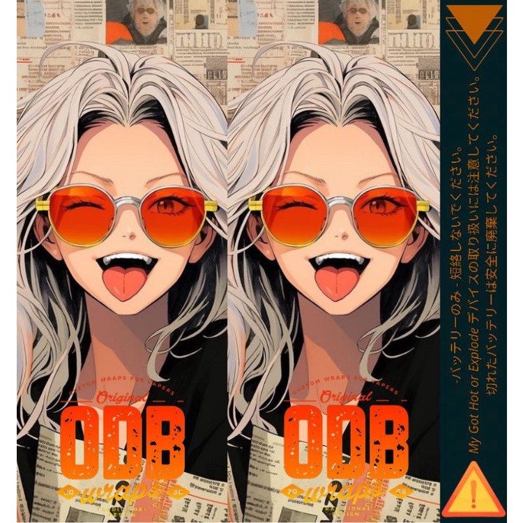 

[COD] Garskin Stiker Stiker Wrap Baterai 18650 Odb X Waifu Volume 5 Colour 13 Label Custom Presisi Terlaris