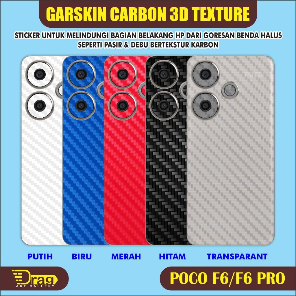 

[COD] Garskin Stiker Poco F6 Label Custom Presisi Terlaris