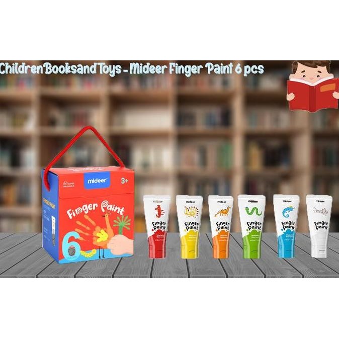 

Promo Mideer Finger Paint 6 pcs COD