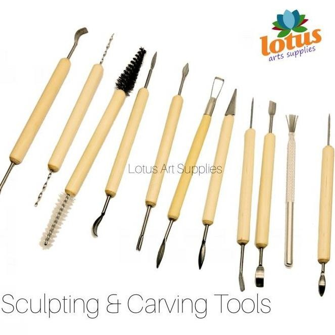 

Promo Lotus Clay Scuplting Pottery Carving Tools set 11 COD