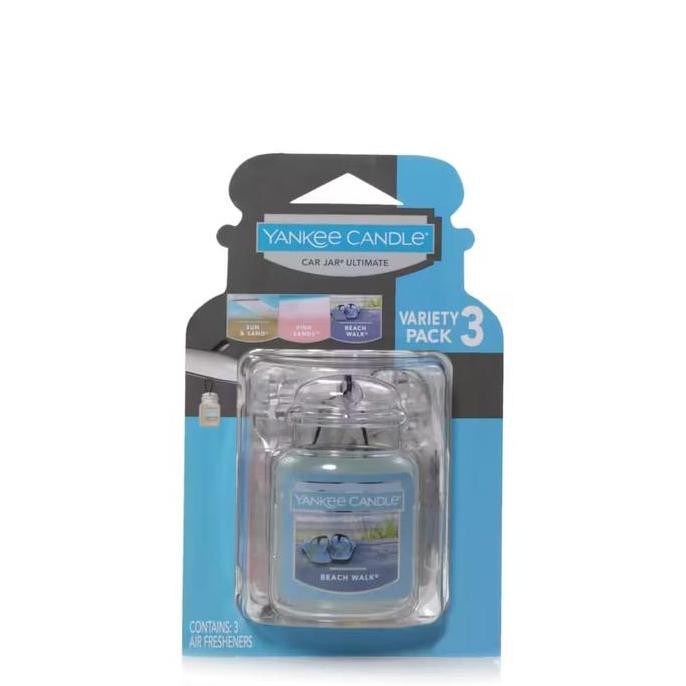 TERBARU Yankee Candle Car Jar (3pack: Beach Walk, Pink Sands, Sun & Sand) BISA GRAB