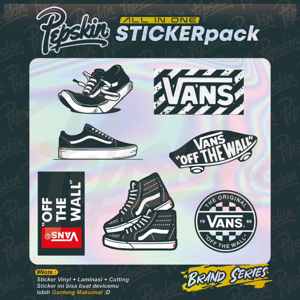 

[COD] Garskin Stiker Pack Hologram Brandmix 05 Label Custom Presisi Terlaris