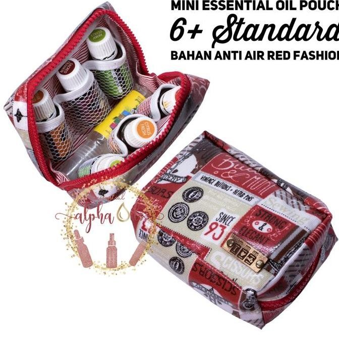 Promo Mini Oil Pouch Tas Bag 6+ Standard Bahan Longchamp Motif Red Fashion COD