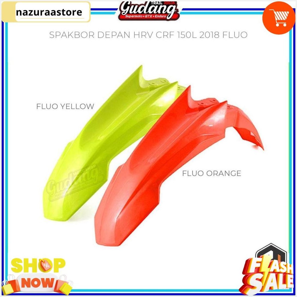 Spakbor Slebor Depan Crf 150L 2018 250 450R Hrv Hitam Merah Putih Fluo Orange Yellow Original Produk