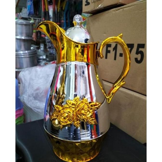 Teko Arab Emas 1L / Vacum Flask arab