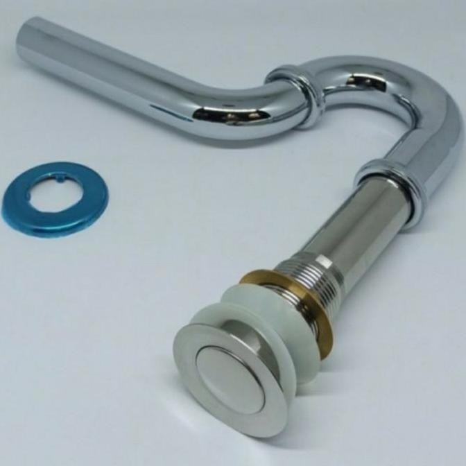 TERLARIS SIFON WASTAFEL PENCET MODEL TOTO/SIFON PEMBUANGAN WASTAFEL STAINLESS