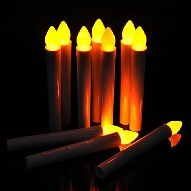 :::::::] Lilin Putih Baterai Panjang /Lilin baterai Panjang