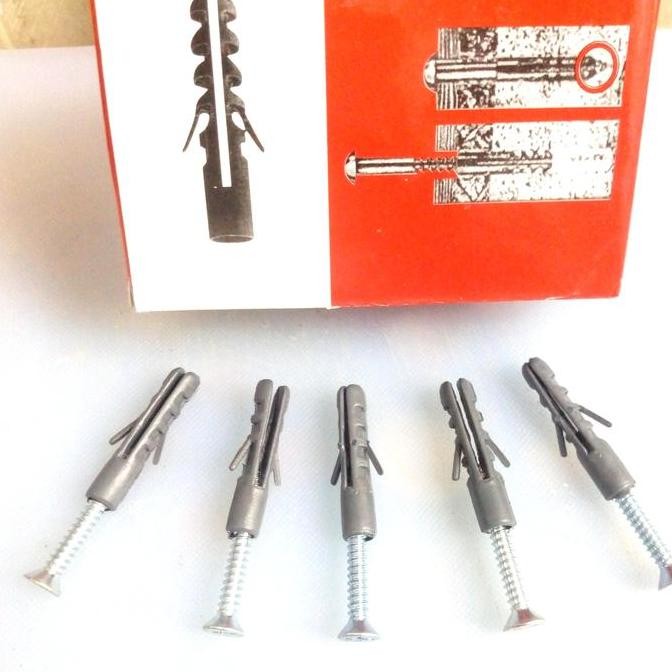 Fisher S6+Sekrup/Fisher S6+Sekrup Fab 6X2(5Cm) 100 Pcs