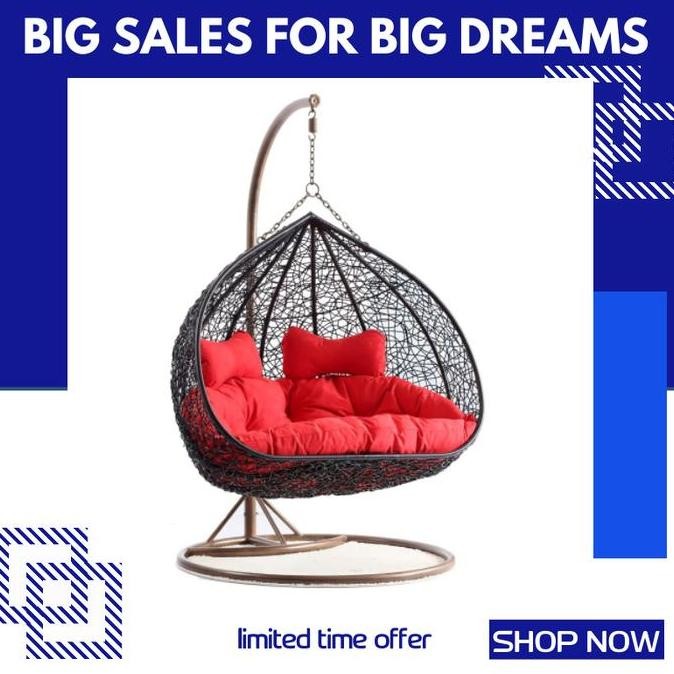 TERBARU Kursi Ayunan Rotan Gantung Rotan Sintetis Anak Anak Dewasa Santai Set