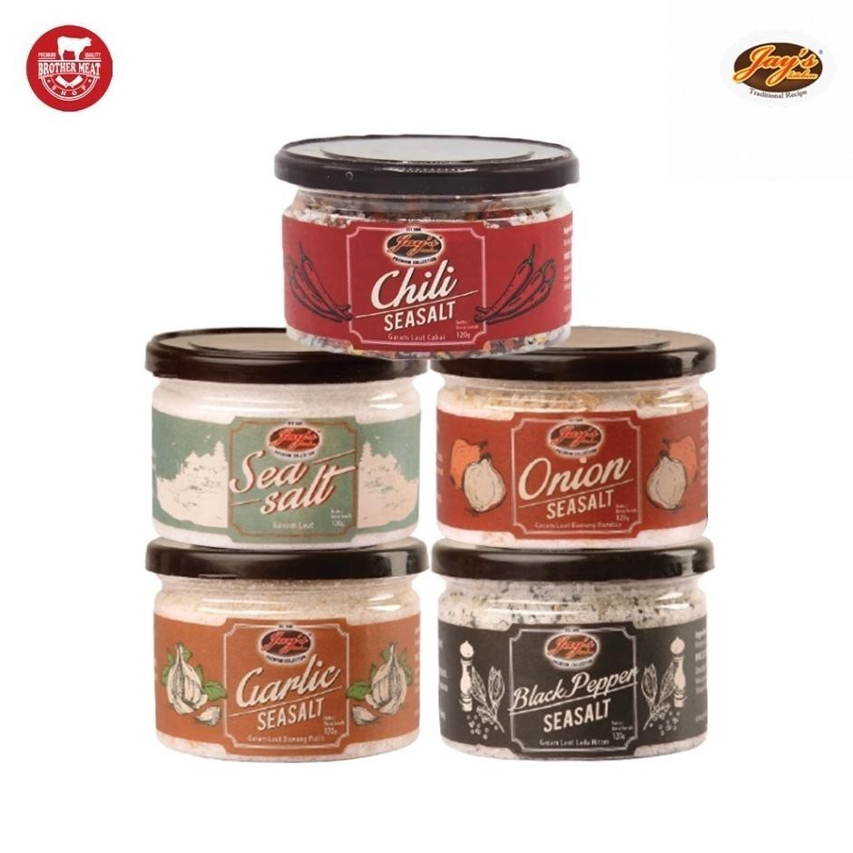 

Jays Kitchen Sea Seasoning 120Gr Garam Laut Alami
