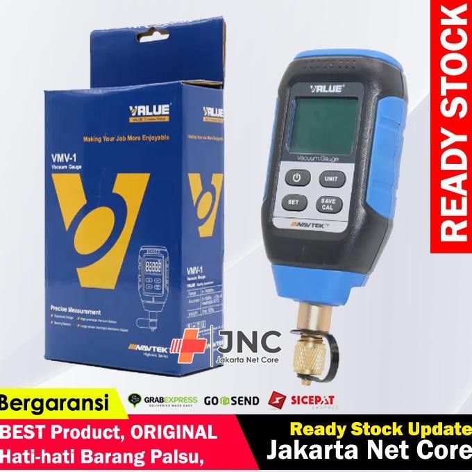 Digital Vacuum Gauge VALUE VMV1 Pump Digital Value VMV-1 ( ORIGINAL) aSt