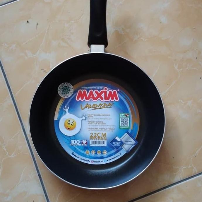 TERMURAH - TEFLON MAXIM 22 CM - TEFLON ANTI LENGKET - WAJAN TEFLON