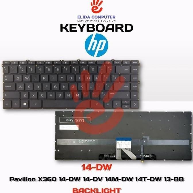 Keyboard Hp Pavilion 14-Ec0013Au 14-Ec0014Au 14-Ec0007Au 14-Ec0008Au New Stok