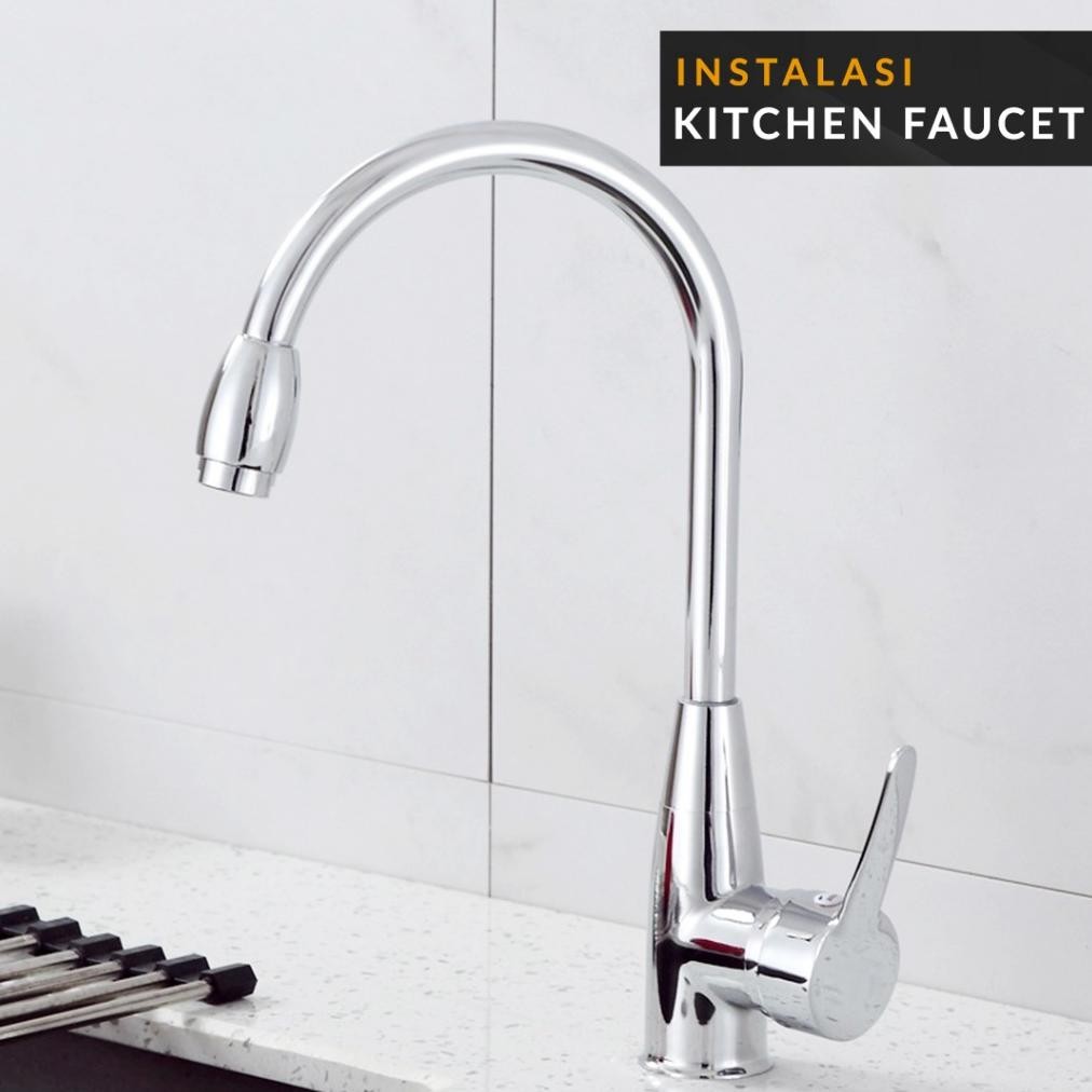 Kran Angsa Red Crowned Crane Hot and Cold Zinc Alloy