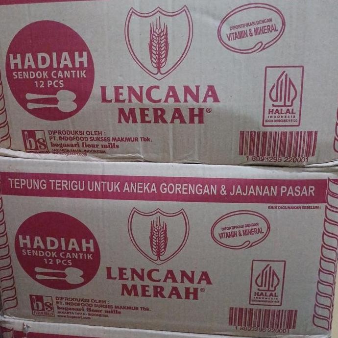

Terigu Lencana Merah 1 Kg Kartonan