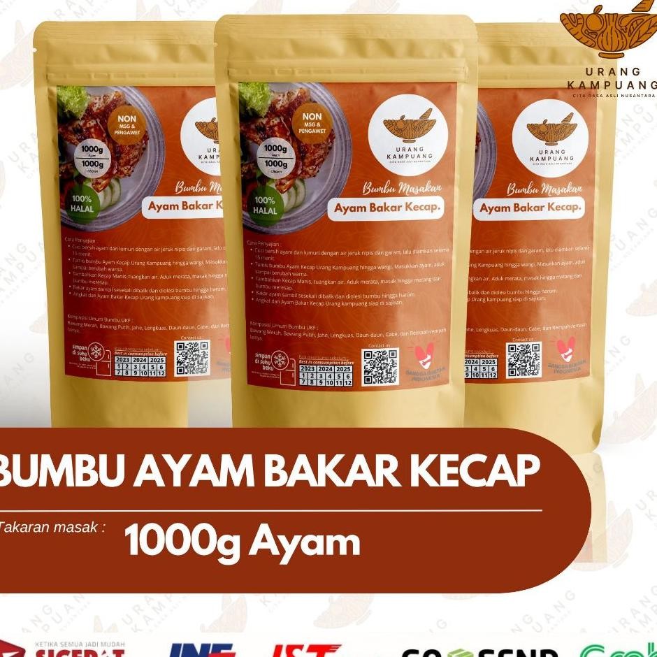 

Bumbu Ayam Bakar Kecap 1 Kg Ayam Non Msg Dan Pengawet Urang Kampuang Food