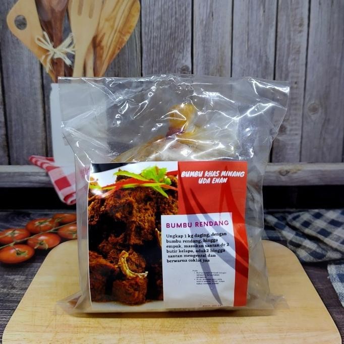 

QIG-1722 He13 Bumbu Rendang Asli Padang Tanpa Pengawet Original Premium