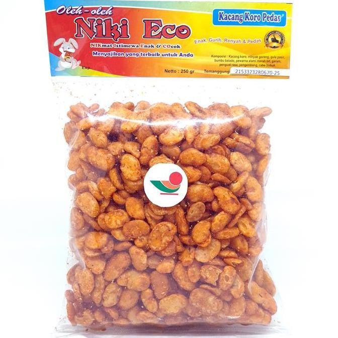 

cusss order] NIKI ECO KACANG KORO PEDAS 250gr | KUPAS MATANG MANIS BALI BALADO