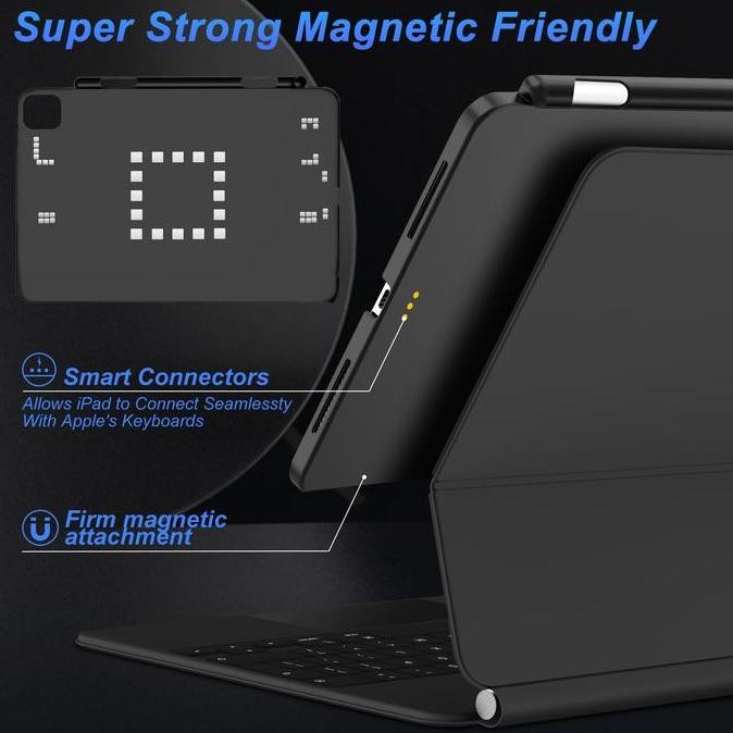 New Product - Goojodoq Cover Detachable Magic Magnetic Keyboard Casing For Ipad Pro 11 Air 4 Air 5 I