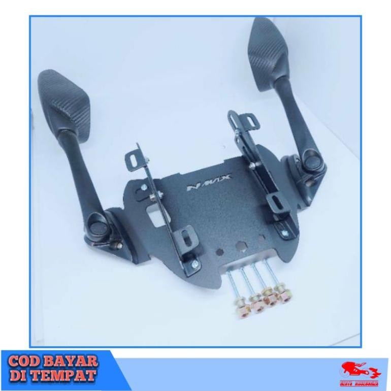 Bracket Serpo + Spion R25 Yamaha Nmax 2015-2022 READY STOCK