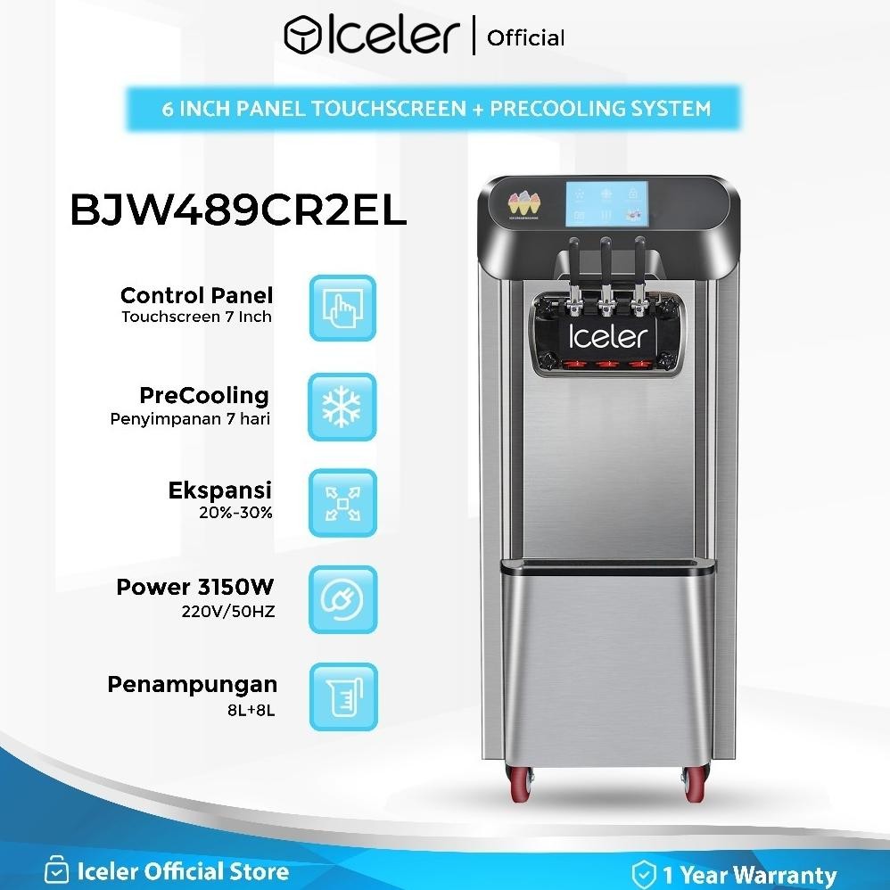 TERLARIS Iceler Mesin Soft Es Krim Iceler 3 Tuas Countertop & Standing Innovate Series Siap kirim