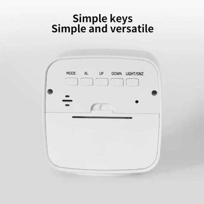 Quality Jd-2286 Jam Meja Digital Fitur Kalender Suhu Kelembapan Ruang Jam Meja Alarm Snooze Design M