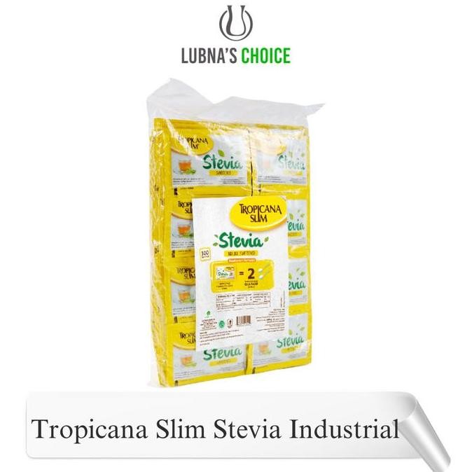 

JH8 Tropicana Slim Sweetener Stevia 100 sachet - Pemanis Alami Nol Kalori