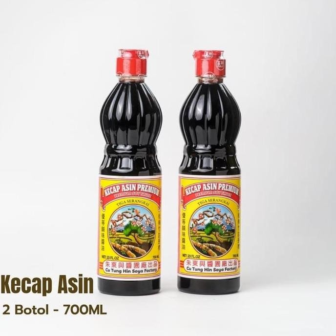 

JH8 KECAP ASIN TIGA SERANGKAI 700ml 2 Botol 100% Halal