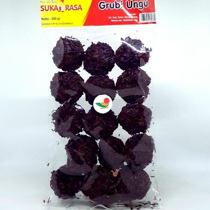 

~^~^~^] SUKAI RASA GRUBI UNGU / COKLAT 280gr | CARANG MAS BULAT KARAMEL UBI