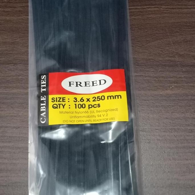 

@#@#@#] kabel ties/nylon cable tie 250mm warna hitam