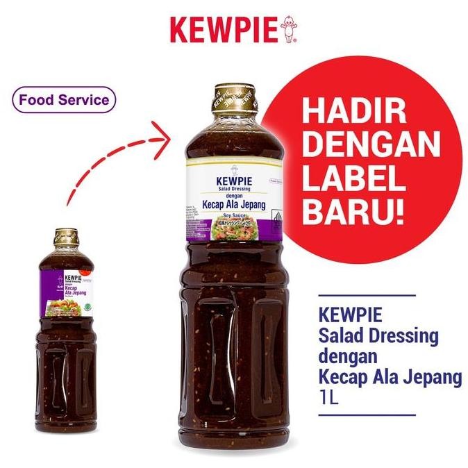 

JH8 Saus Salad Dressing Kewpie 1 Liter (Wijen Sangrai, Caesar, Thousand, kecap, caesar)