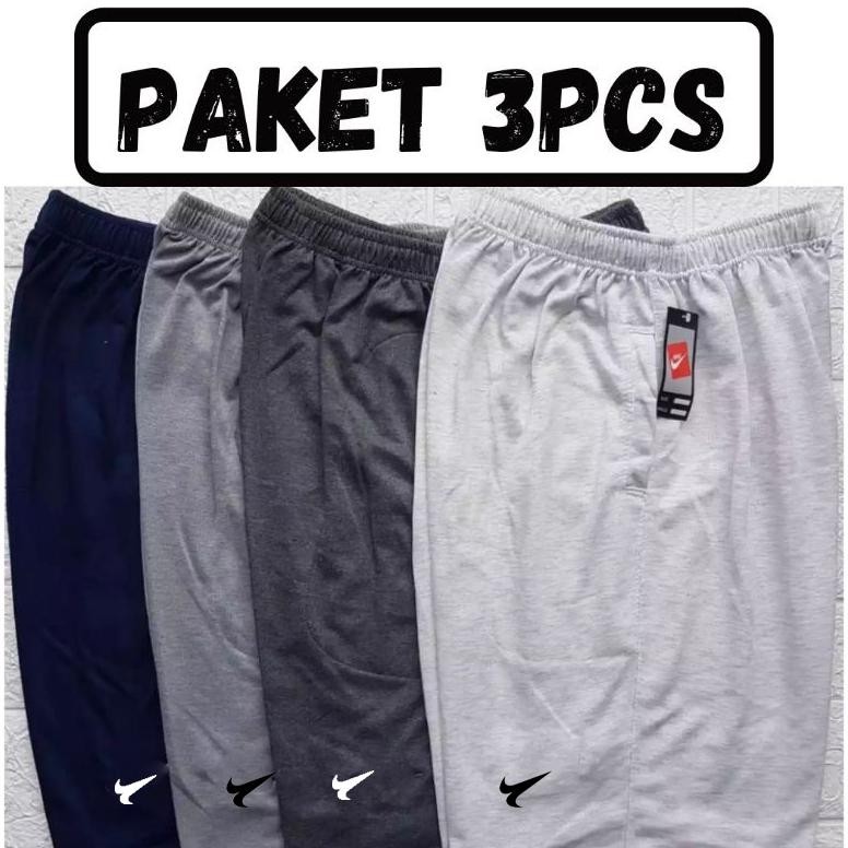 Paket 3 Celana Pendek kolor Pria Cowok Ukuran L XL XXL XXXL Celana Sport Pria Jumbo