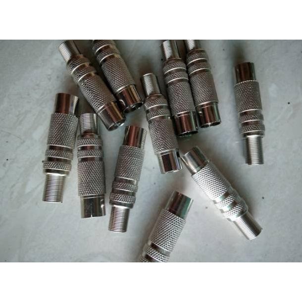 Jack tv besi female  jek antena TV cewek