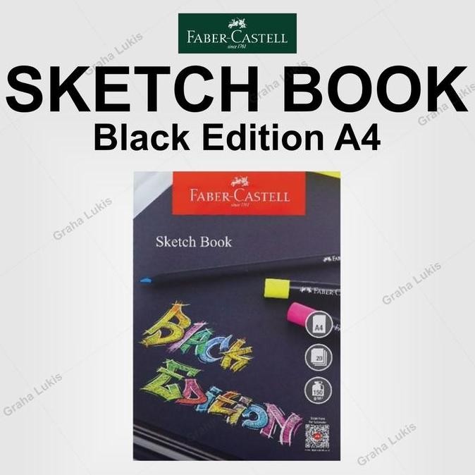 

Sale Faber Castell Black Edition Sketchbook A4 / Buku Gambar Black Edition Sketch Book