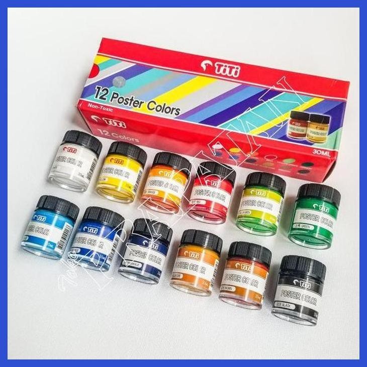 

( SEKOLAH / LUKIS ) DISCOUNT JOYKO POSTER COLOR SET 12X30ML | CAT POSTER SET (SENI / MENGGAMBAR / ART / KERAJINAN ) PRIVASI AMAN