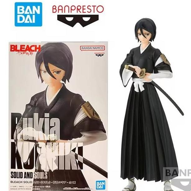 Figure Bleach Rukia Kuchiki Figure 5.51in Solid And Souls BANDAI lapaku72 Kualitas Baik