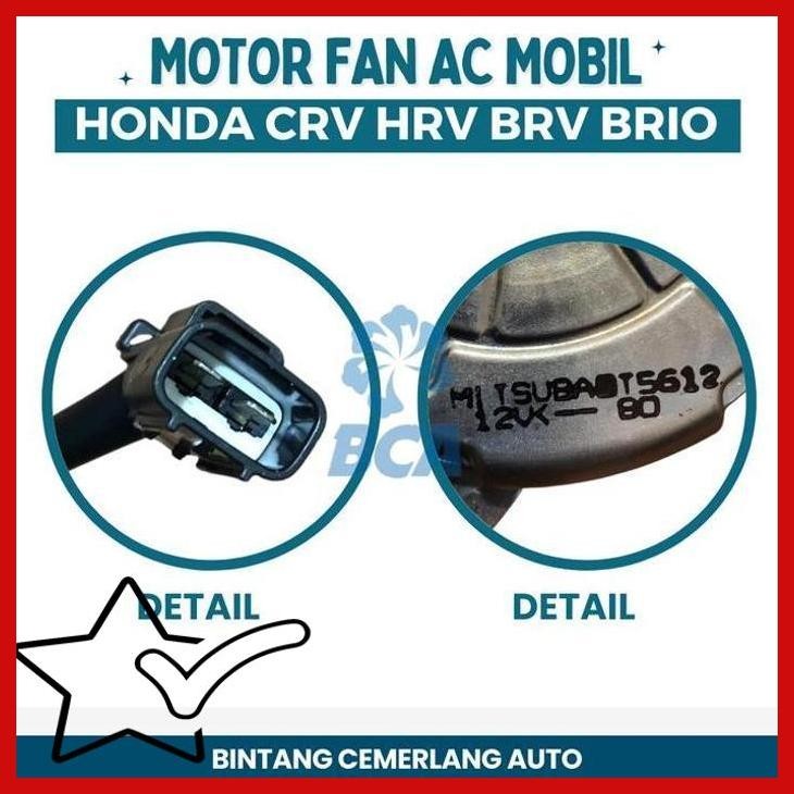 [TGA] MOTOR EXTRA FAN RADIATOR AC MOBIL HONDA JAZZ RS CRV ORI MITSUBA
