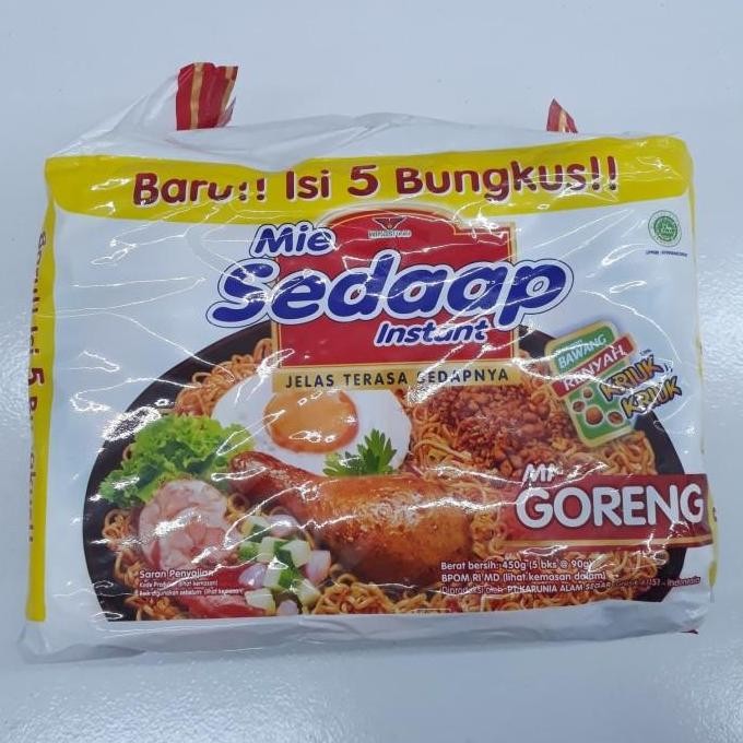 

(Expert) sedaap mie goreng 90gr isi 5pcs