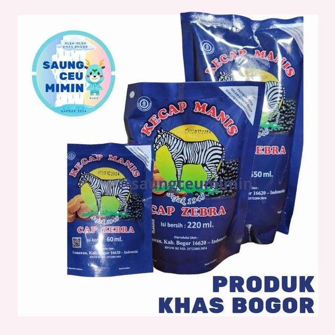 

JH8 Official Partner - Kecap Zebra Isi Ulang Pouch Oleh Oleh Asli Bogor
