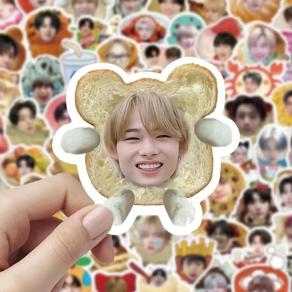 

Kpop Korean Idol En Kawaii Food Avatar Stickers Diy Cartoon Cute Ins Style Creative Stickers Jay Jake Sunghoon Sunoo Ni-Ki Gift