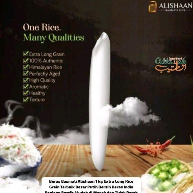 

(Expert) Beras Basmati Alishaan 1kg Extra Long Grain Rice XL Mengatasi Diabetes