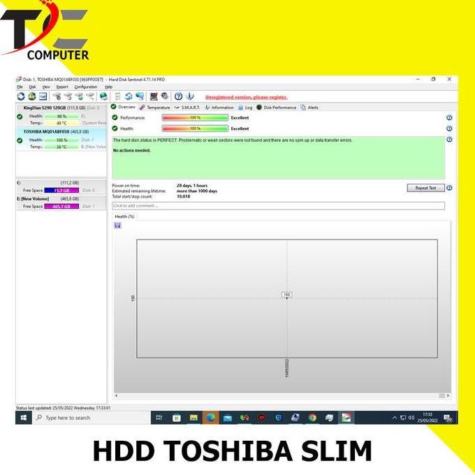(Expert) Hardisk HDD 2.5 Inch 500GB Sata SLIM LAPTOP