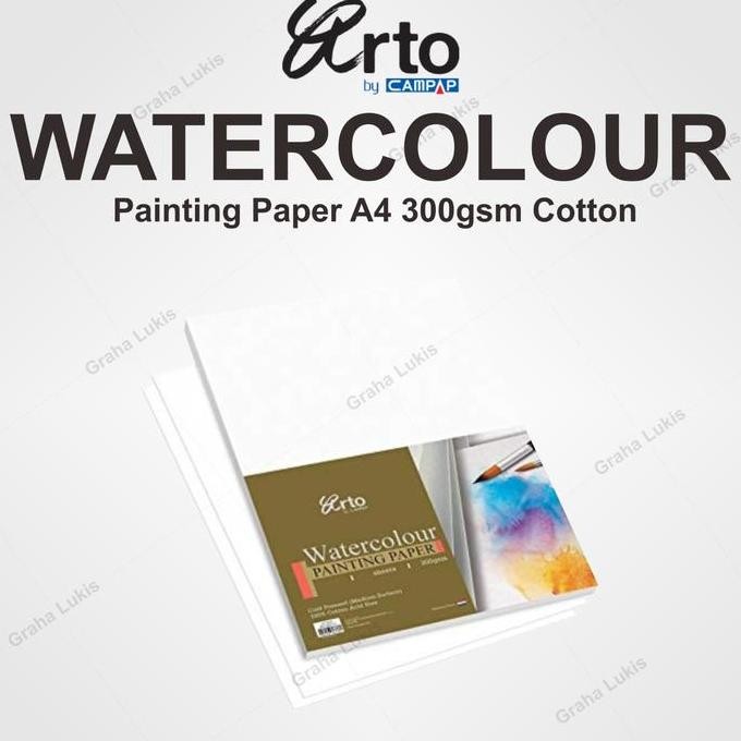 

Sale Arto Watercolour Paper A4 - 300Gsm - Cotton