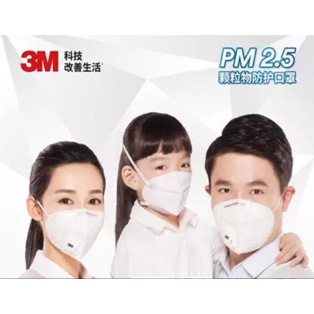Cod Masker 3M N95 9001 9002 9001V 9002V 9002Vz 9501+ 9502+ 9502V+ Respiratory Mask In-129