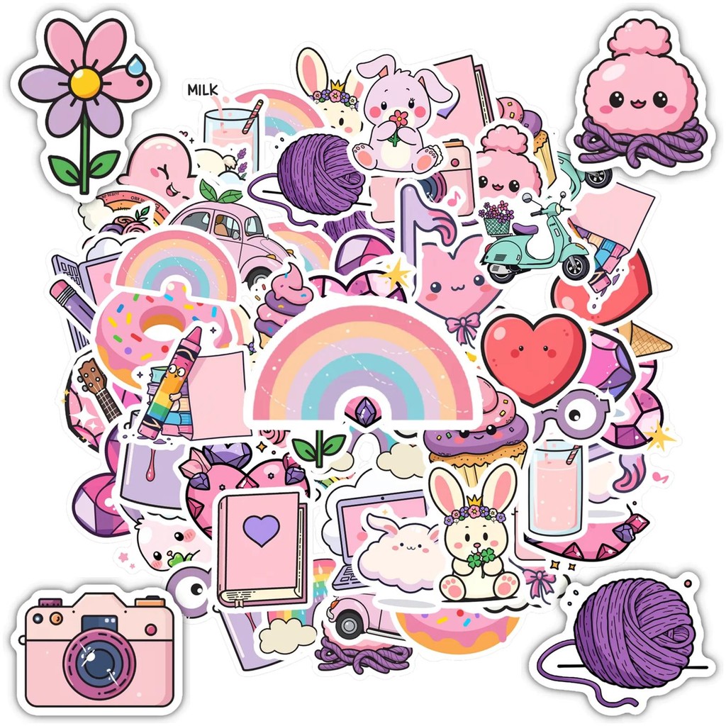 

Playful Music Decals Cute Cute Animals Kids Stickers Toy Animal Stickers For Laptop Car Sticker Guitar