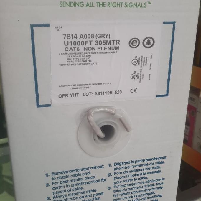 TERBARU - kabel lan belden cat6 305meter