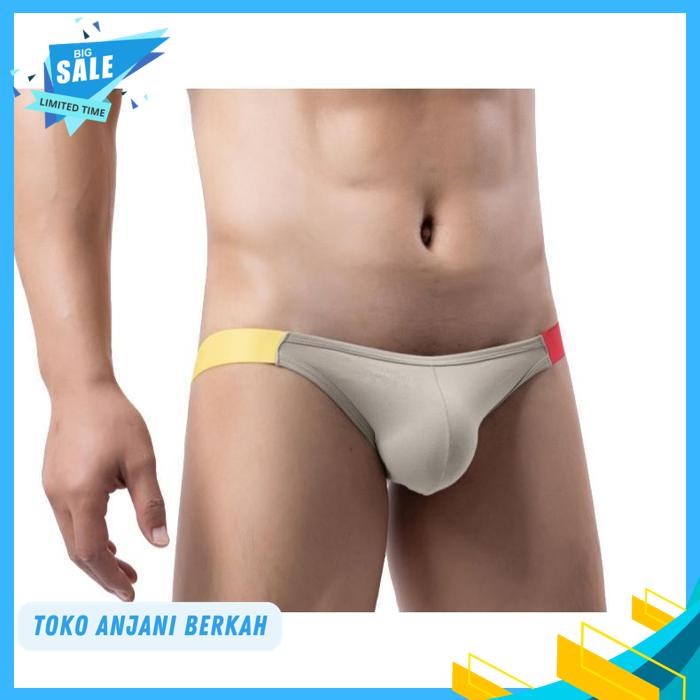 MEN JOCKSTRAP  TONE COLOR PRIA CELANA DALAM OLAHRAGA PRIA GRAY G / MEN JOCKSTRAP 3 TONE COLOR PRIA C