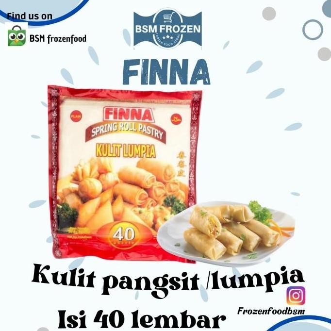 

(Expert) kulit lumpia /pangsit finna isi 40 lembar jumbo 550gr