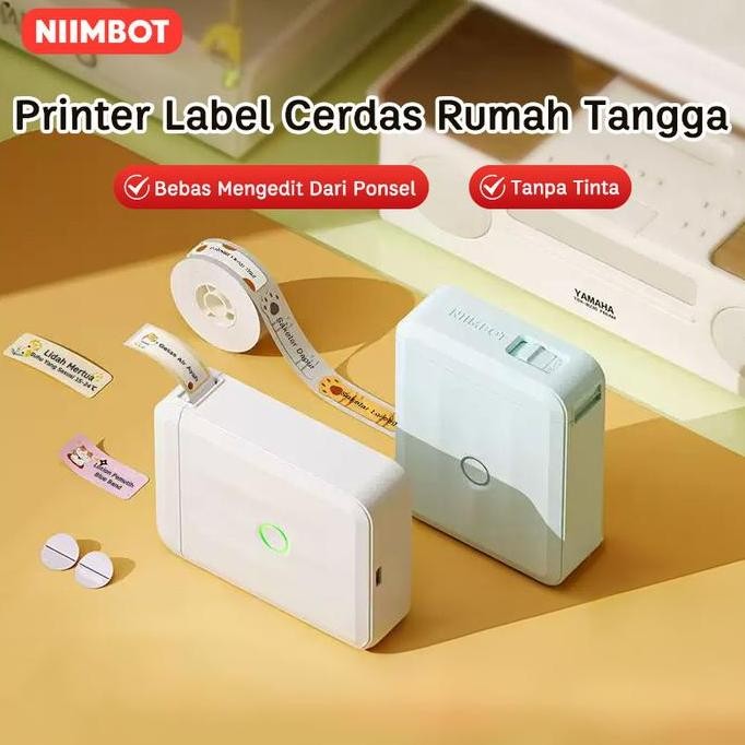 

[geniustore] Niimbot D110 Printer Label Termal Cerdas Peralatan Kantor Perlengkapan Sekolah Tanpa Tinta Paket Label Bare Warna Polos